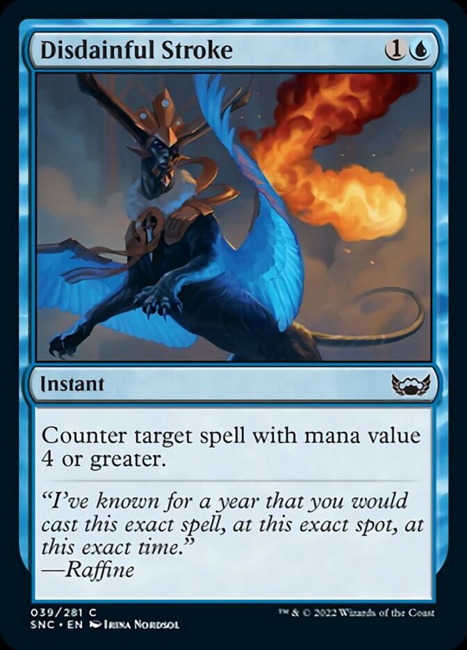 Disdainful Stroke [Streets of New Capenna] Foil