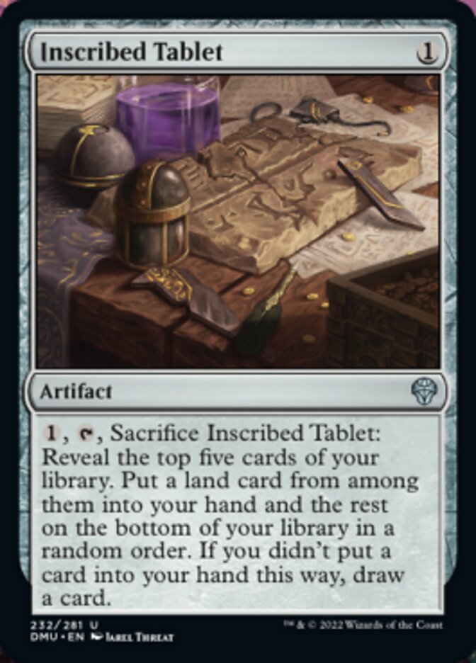 Inscribed Tablet [Dominaria United] Foil