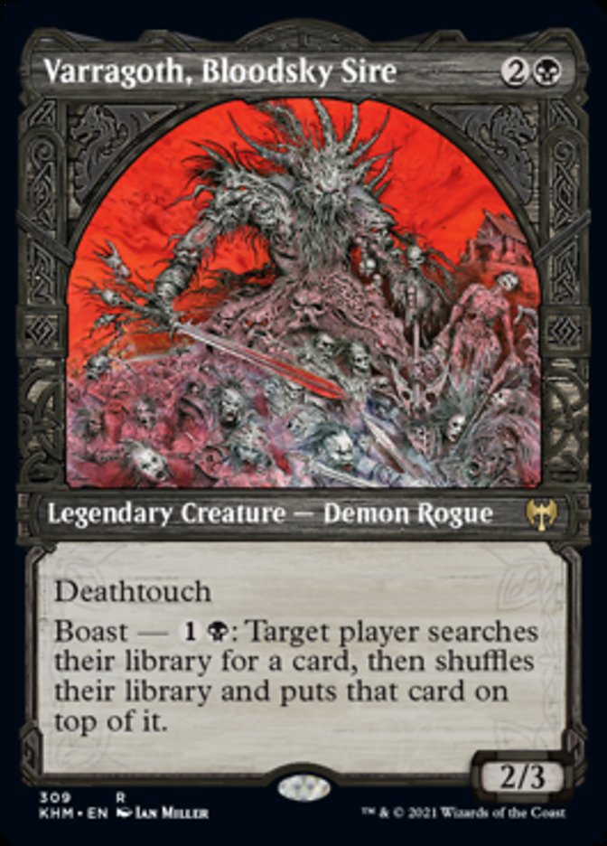 Varragoth, Bloodsky Sire (Showcase) [Kaldheim] Foil