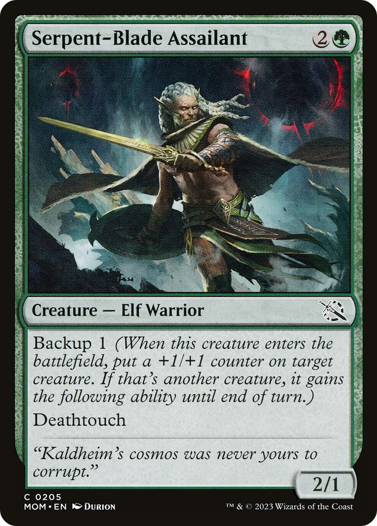 Serpent-Blade Assailant [March of the Machine] Foil