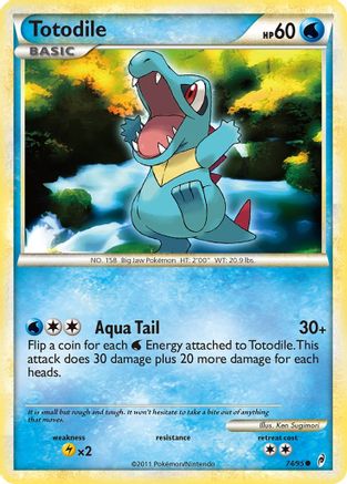 Totodile (74/95) [HeartGold & SoulSilver: Call of Legends] Reverse Holofoil