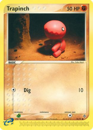 Trapinch (78/97) [EX: Dragon] Reverse Holofoil