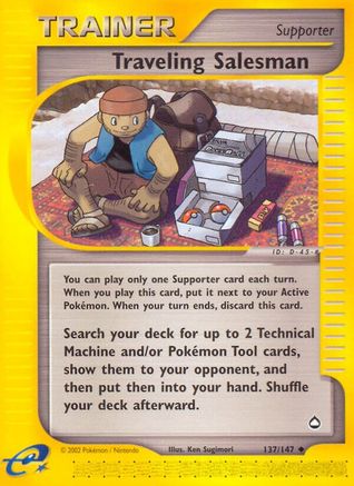 Traveling Salesman (137/147) [Aquapolis] Reverse Holofoil