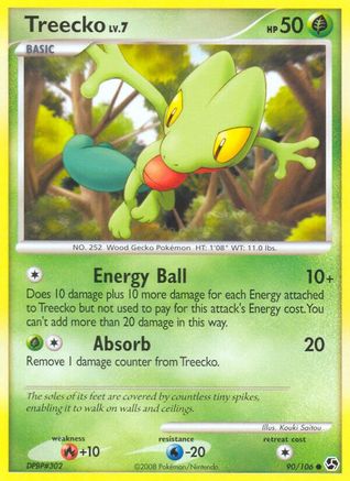 Treecko (90/106) [Diamond & Pearl: Great Encounters] Reverse Holofoil