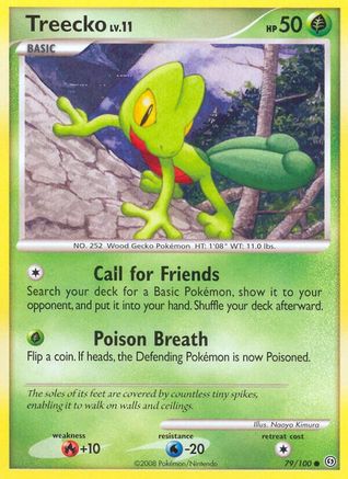 Treecko (79/100) [Diamond & Pearl: Stormfront] Reverse Holofoil