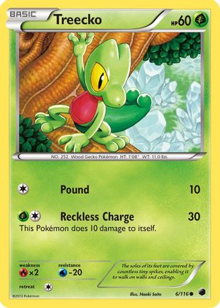 Treecko (6/116) [Black & White: Plasma Freeze] Reverse Holofoil