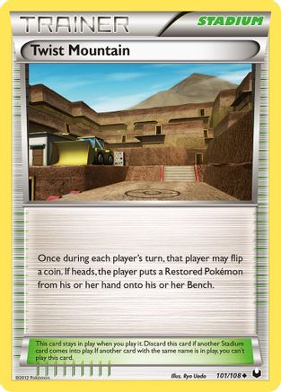 Twist Mountain (101/108) [Black & White: Dark Explorers] Reverse Holofoil