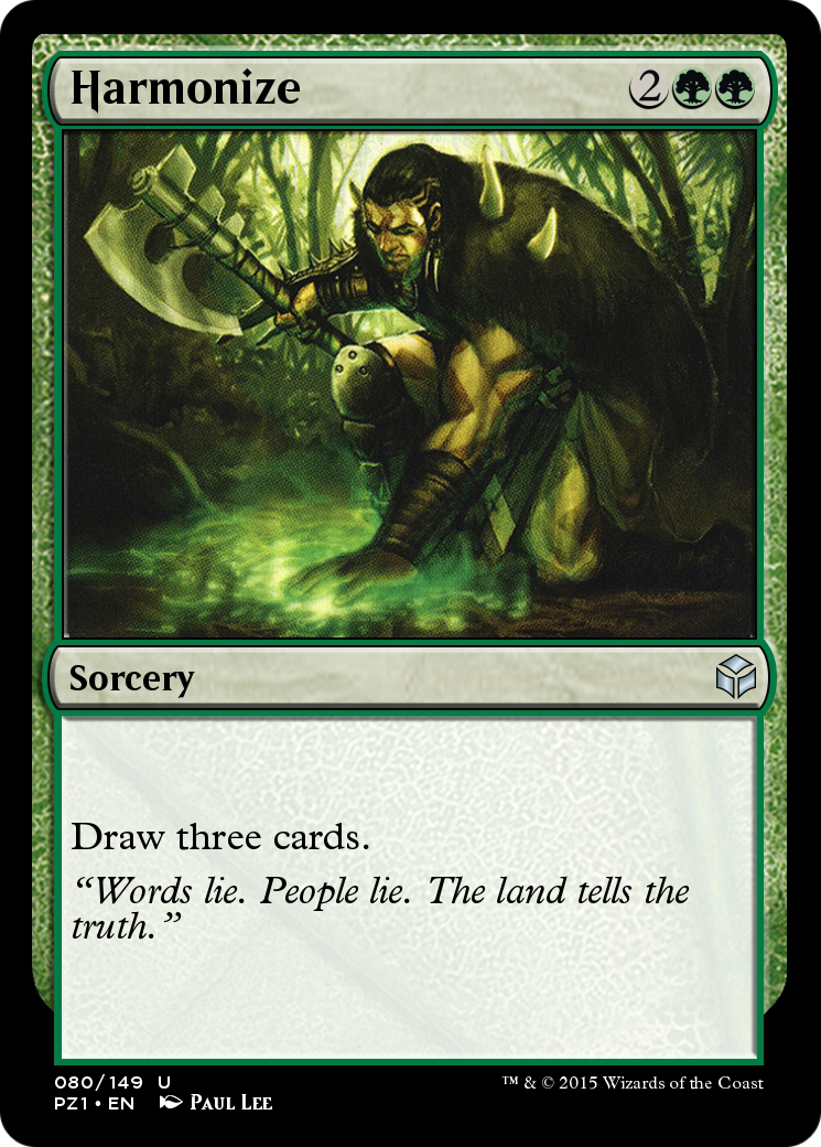Harmonize  [Legendary Cube Prize Pack] Foil