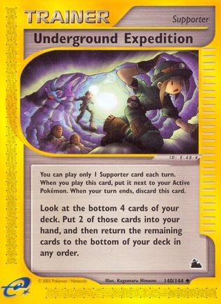Underground Expedition (140/144) [Skyridge] Reverse Holofoil