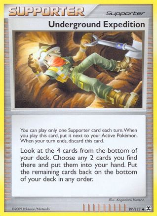 Underground Expedition (97/111) [Platinum: Rising Rivals] Reverse Holofoil