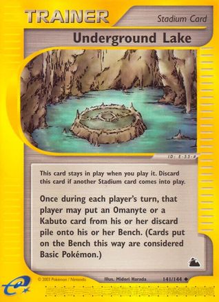 Underground Lake (141/144) [Skyridge] Reverse Holofoil