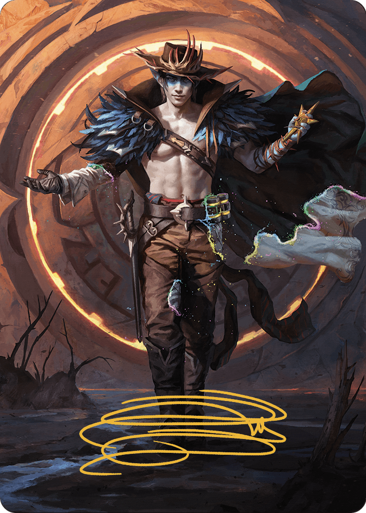 Oko, the Ringleader // Oko, the Ringleader  [Outlaws of Thunder Junction Art Series] (Borderless) Foil