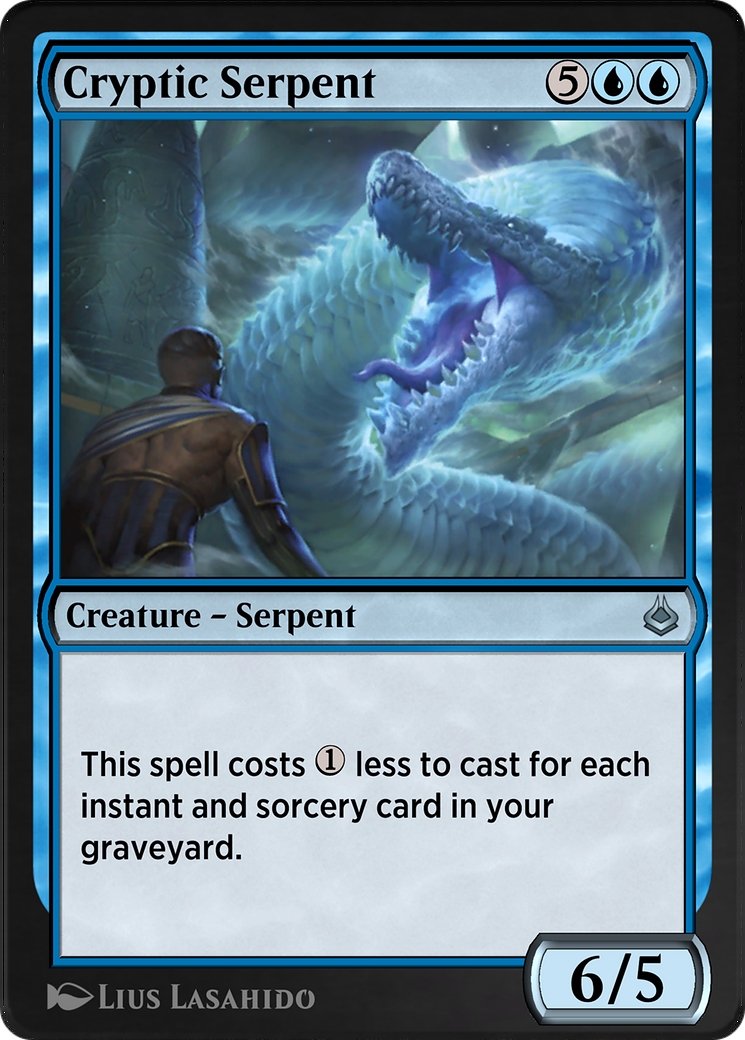 Cryptic Serpent  [Amonkhet Remastered]