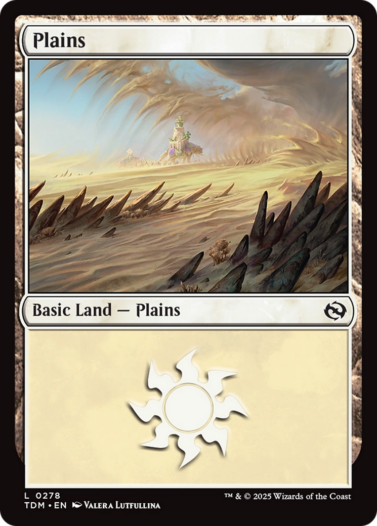 Plains (0278) [Tarkir: Dragonstorm] Foil