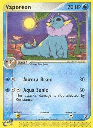 Vaporeon (25/100) [EX: Sandstorm] Reverse Holofoil