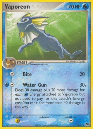 Vaporeon (6/17) [POP Series 3] Holofoil