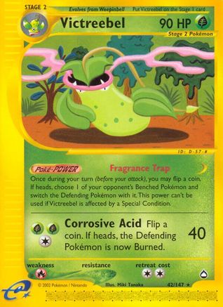 Victreebel (42/147) [Aquapolis] Reverse Holofoil