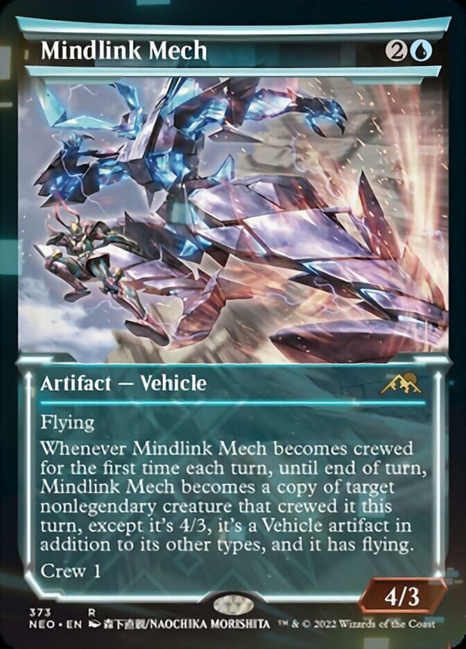 Mindlink Mech (Showcase Soft Glow) [Kamigawa: Neon Dynasty] Foil