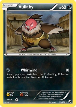 Vullaby (73/108) [Black & White: Dark Explorers] Reverse Holofoil