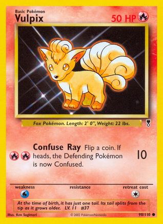 Vulpix (98/110) [Legendary Collection] Reverse Holofoil
