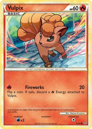 Vulpix (68/95) [HeartGold & SoulSilver: Unleashed] Reverse Holofoil