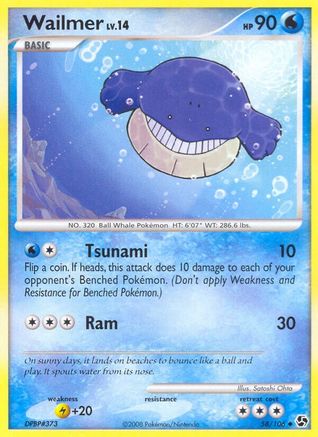 Wailmer (58/106) [Diamond & Pearl: Great Encounters] Reverse Holofoil