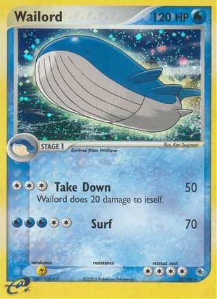 Wailord (14/109) [EX: Ruby & Sapphire] Reverse Holofoil