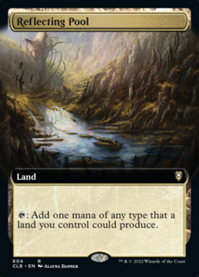 Reflecting Pool (Extended Art) [Commander Legends: Battle for Baldur's Gate] Foil