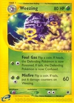 Weezing (70/165) [Expedition: Base Set] Reverse Holofoil