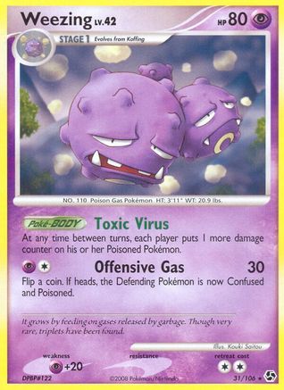 Weezing (31/106) [Diamond & Pearl: Great Encounters] Reverse Holofoil