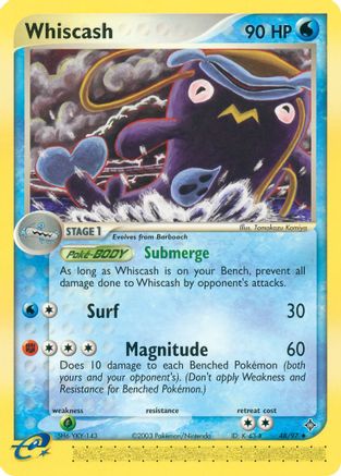 Whiscash (48/97) [EX: Dragon] Reverse Holofoil