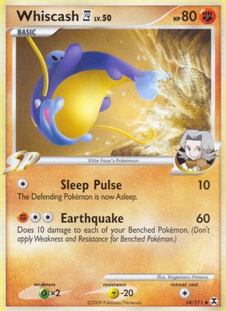 Whiscash (54/111) [Platinum: Rising Rivals] Reverse Holofoil