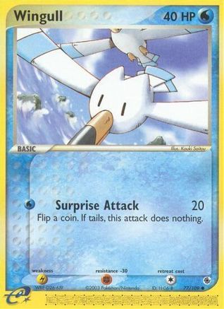 Wingull (77/109) [EX: Ruby & Sapphire] Reverse Holofoil