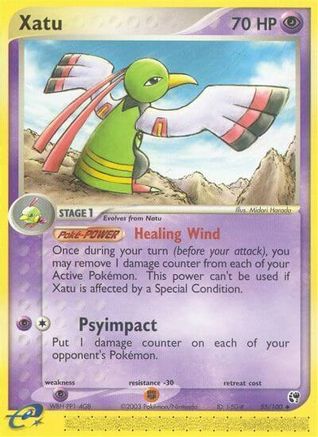 Xatu (55/100) [EX: Sandstorm] Reverse Holofoil