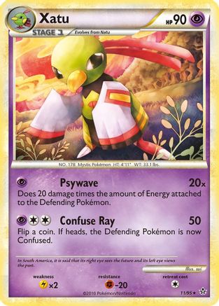 Xatu (11/95) [HeartGold & SoulSilver: Unleashed] Reverse Holofoil