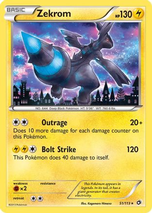 Zekrom (51/113) [Black & White: Legendary Treasures] Reverse Holofoil