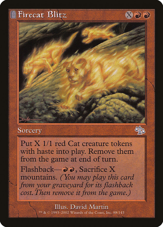 Firecat Blitz [Judgment] Foil