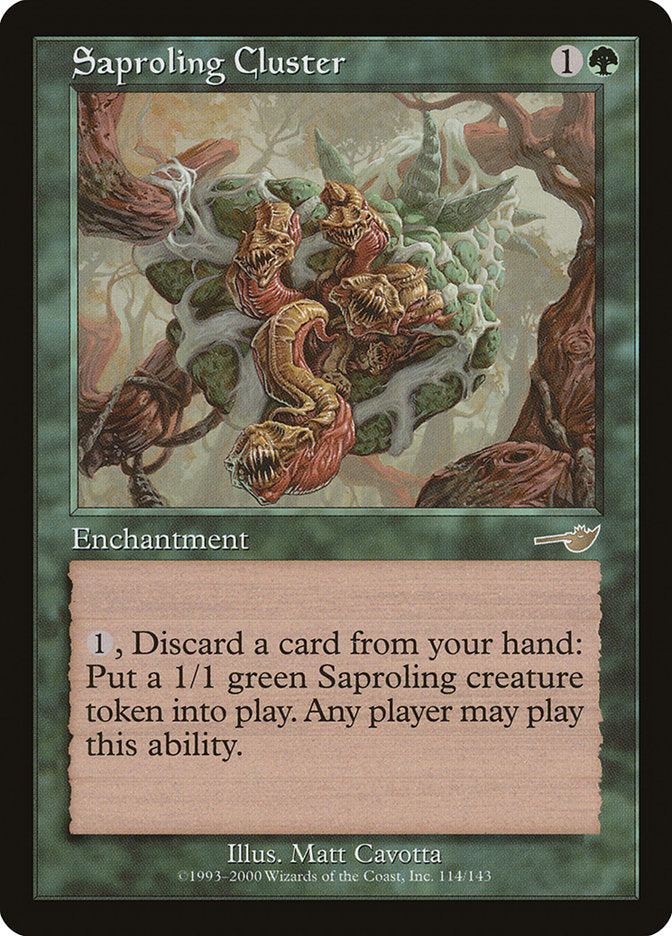 Saproling Cluster [Nemesis] Foil