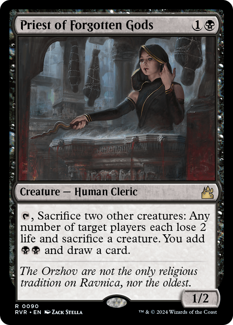 Priest of Forgotten Gods [Ravnica Remastered] Foil