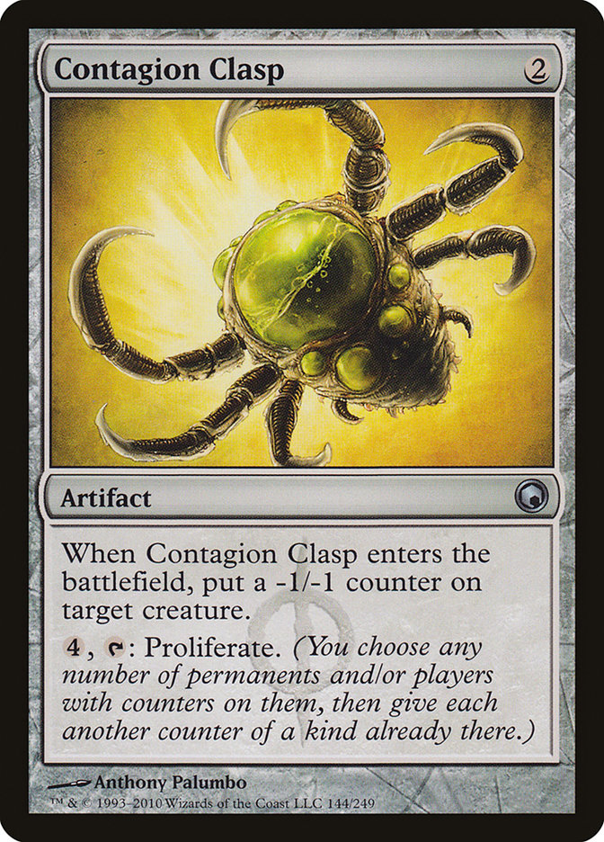 Contagion Clasp [Scars of Mirrodin] Foil