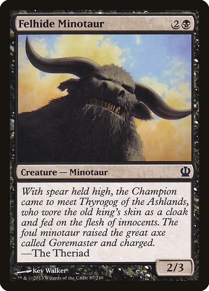 Felhide Minotaur [Theros] Foil