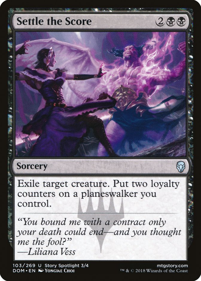 Settle the Score [Dominaria] Foil