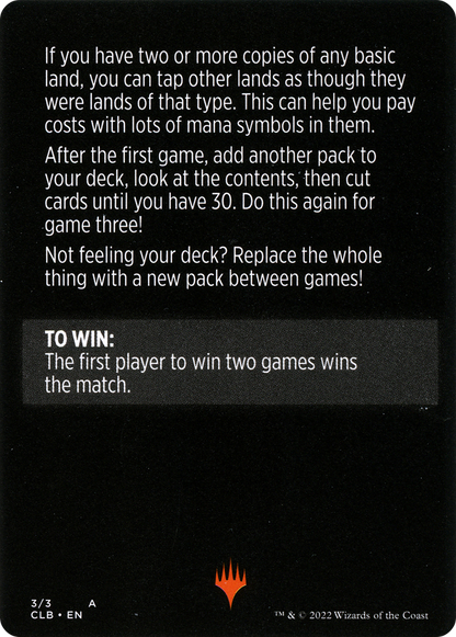 Mini-Master // Mini-Master (cont'd)  [Commander Legends: Battle for Baldur's Gate Minigames]