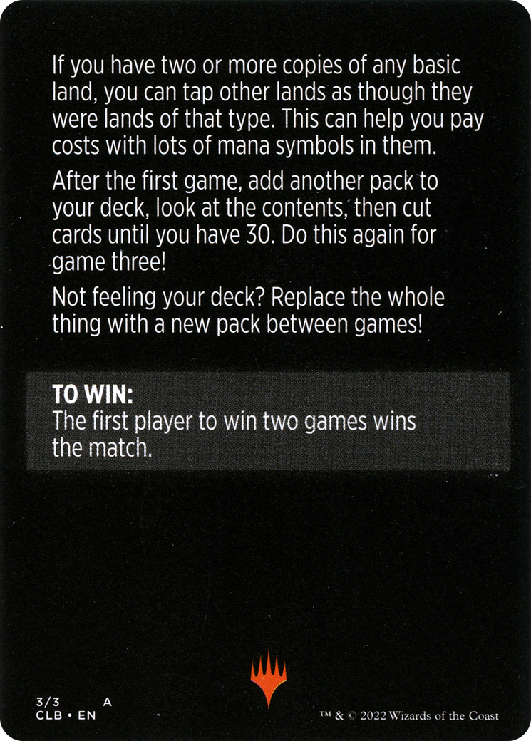 Mini-Master // Mini-Master (cont'd)  [Commander Legends: Battle for Baldur's Gate Minigames] Foil