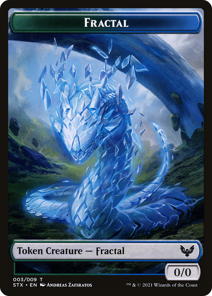Fractal  [Strixhaven: School of Mages Tokens]