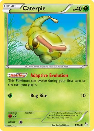 Caterpie (1/106) [XY: Flashfire] Reverse Holofoil