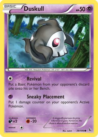 Duskull (38/106) [XY: Flashfire] Reverse Holofoil