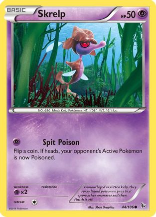 Skrelp (44/106) [XY: Flashfire] Reverse Holofoil