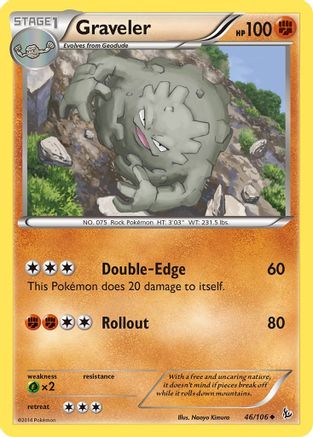 Graveler (46/106) [XY: Flashfire] Reverse Holofoil