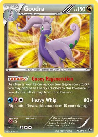 Goodra (74/106) [XY: Flashfire] Reverse Holofoil